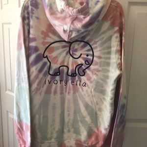 Ivoryella tie dye hoodie